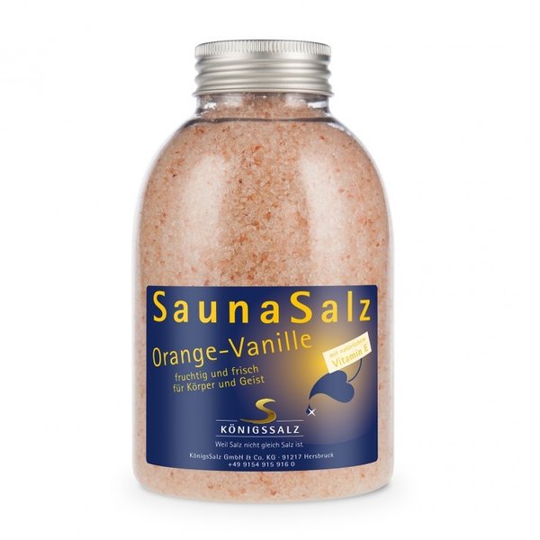 SaunaSalz Orange-Vanille